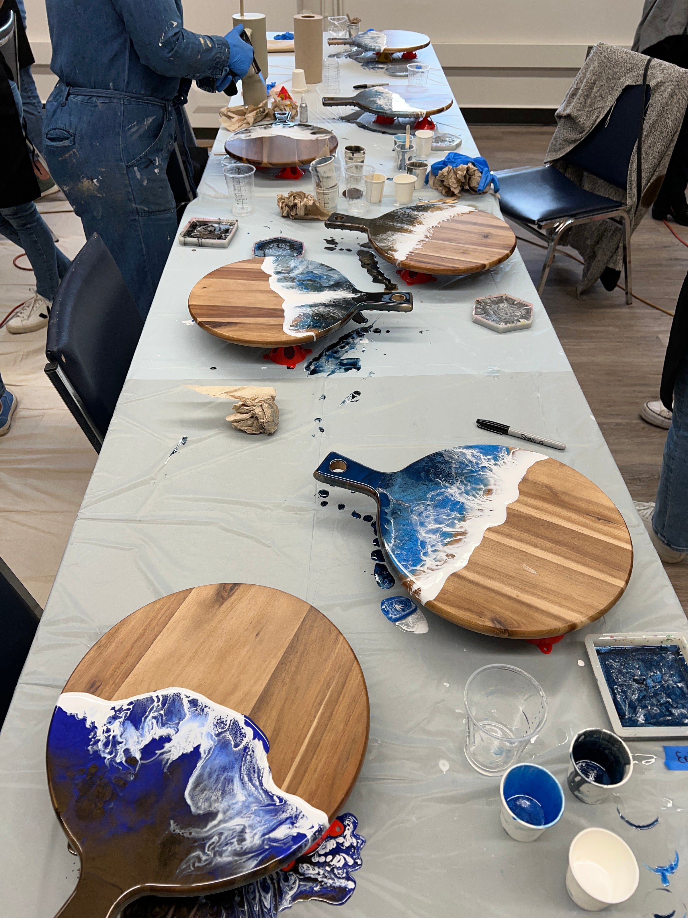 Art Classes in Seattle | The Pour Haus Art Studio | Rusted Element Design